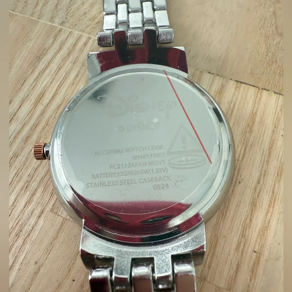 Disney Minnie Mouse two toned watch NEW BATTERY